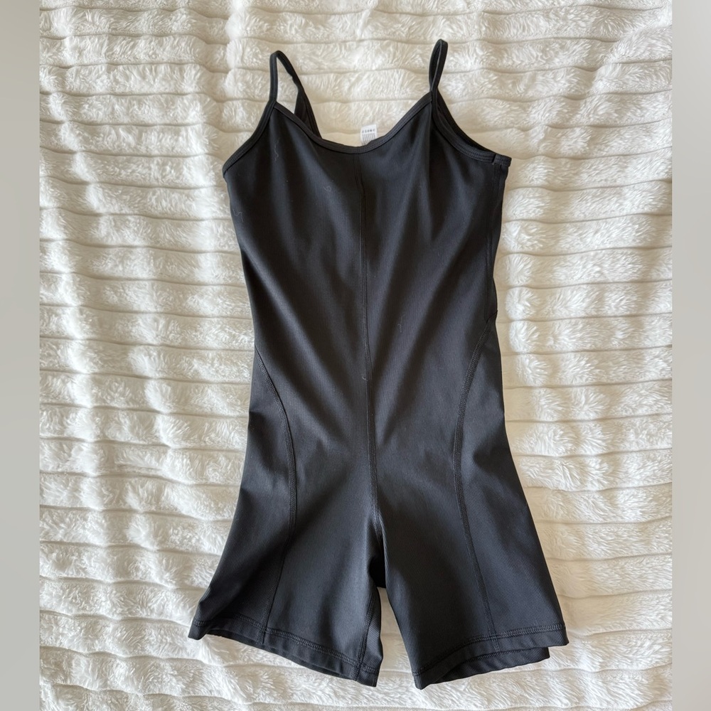Yogalicious black athletic romper